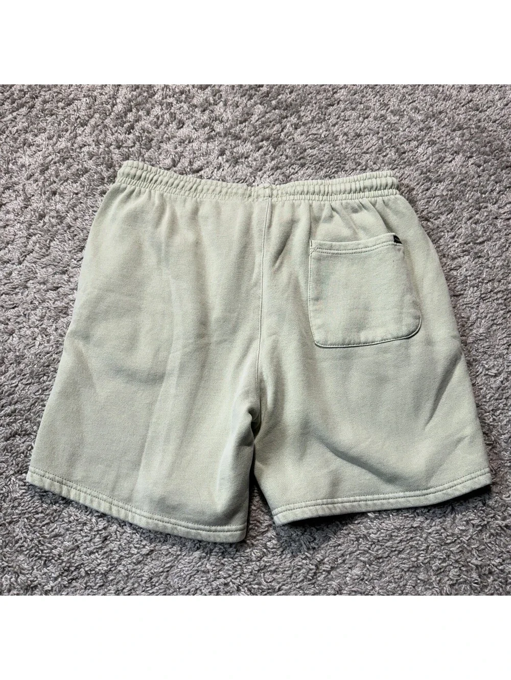 Pacsun Volley Sweat Shorts Mens Medium Green Cotton Fleece Elastic Waist
